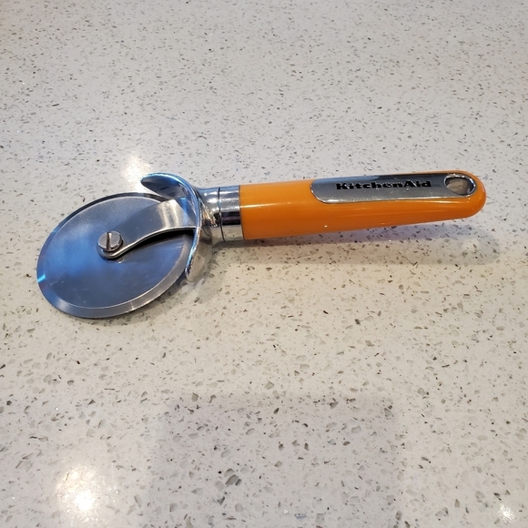 KitchenAid Other - KitchenAid Pizza Cutter Kitchen Aid Pizza Wheel Orange Stainless Steel Cook Bake
